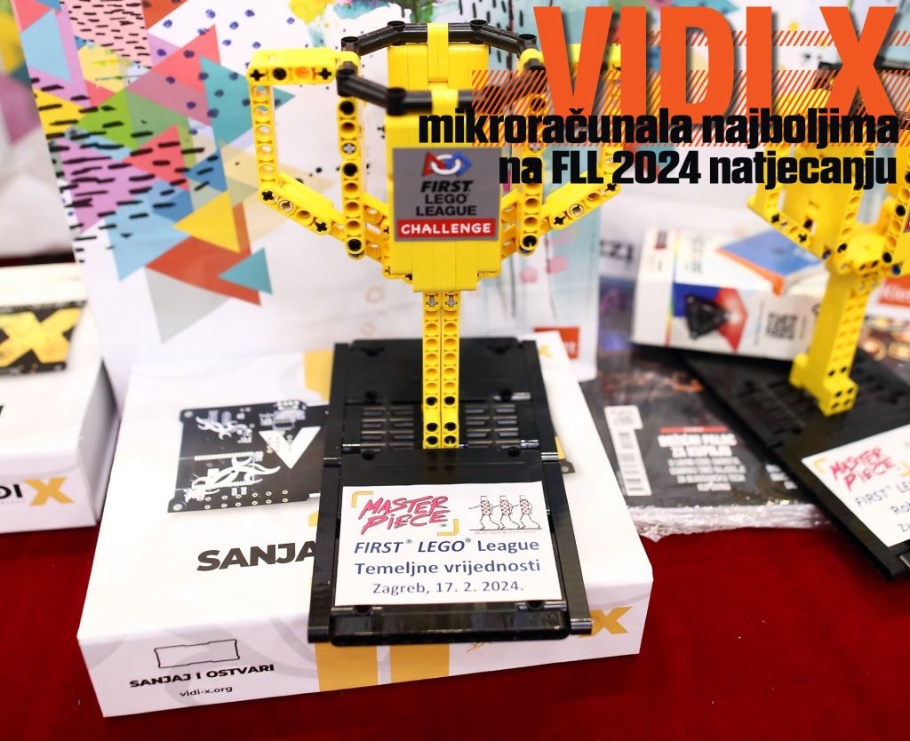 VIDI X mikroračunala najboljima na FLL 2024 natjecanju
